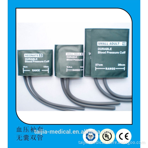 hospital TPU double hose NIBP blood pressure cuff with bladder